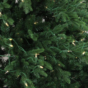 9' Pre-Lit Full Minnesota Balsam Fir Artificial Christmas Tree - Clear LED Lights
